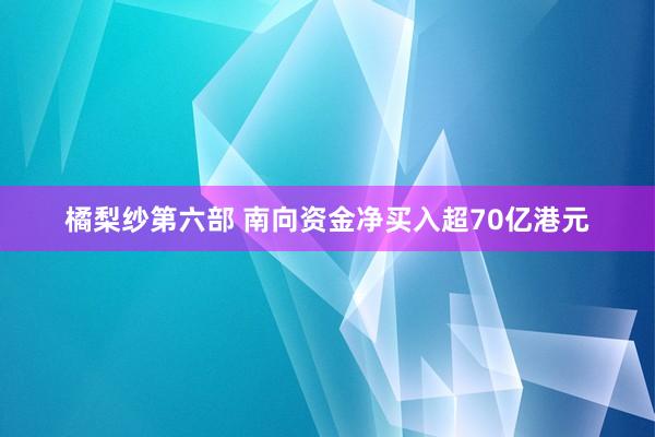 橘梨纱第六部 南向资金净买入超70亿港元