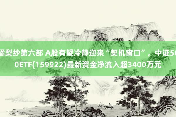 橘梨纱第六部 A股有望冷静迎来“契机窗口”，中证500ETF(159922)最新资金净流入超3400万元