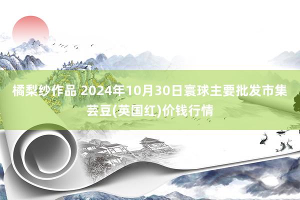 橘梨纱作品 2024年10月30日寰球主要批发市集芸豆(英国红)价钱行情