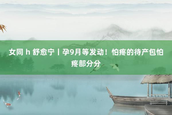 女同 h 舒愈宁丨孕9月等发动！怕疼的待产包怕疼部分分